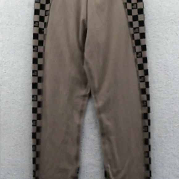 Victorias Secret Pink Active Iced Coffee Checkered Pattern Leggings - Picture 2 of 7